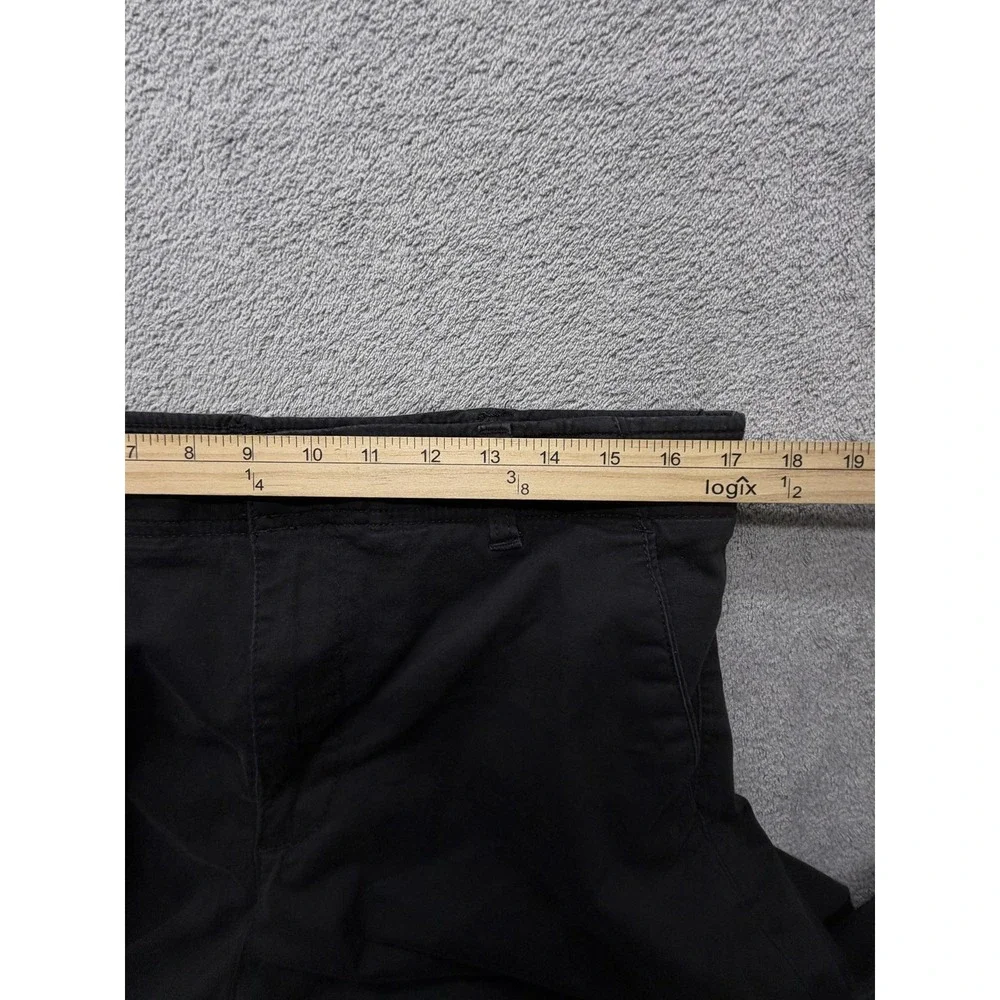 Lee Pants Mens Measured 34x29 Black‎ X-Treme Comfort Stretch Chino Flat Front